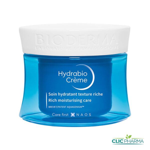 BIODERMA HYDRABIO CREME SOIN HYDRATANT TEXTURE RICHE POT 50ML