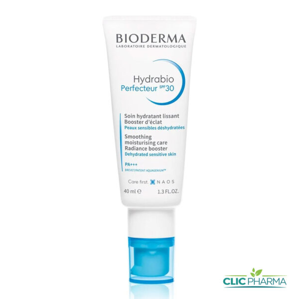 BIODERMA HYDRABIO PERFECTEUR SOIN LISSANT BOOSTER D'ECLAT SPF30 40ML