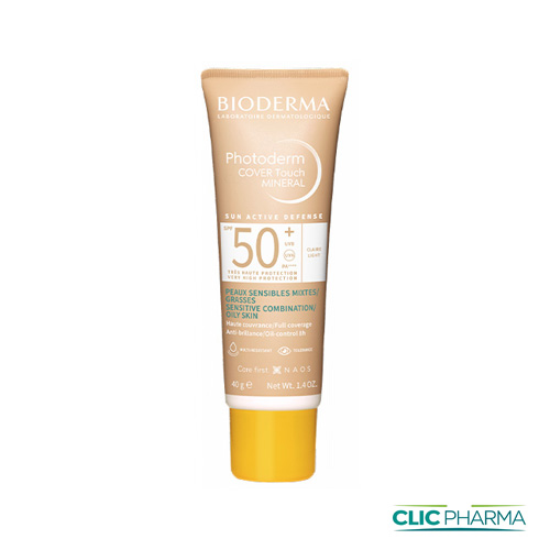 BIODERMA PHOTODERM COVER TOUCH CLAIR SPF50+ 40GR 500