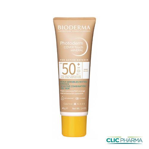 BIODERMA PHOTODERM COVER TOUCH DOREE SPF50+ 40GR 500