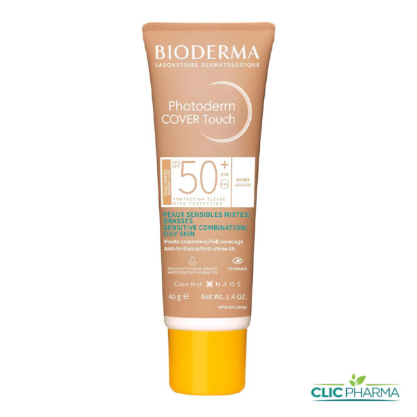 BIODERMA PHOTODERM COVER TOUCH MINERAL TEINTE DOREE SPF50+ 40G