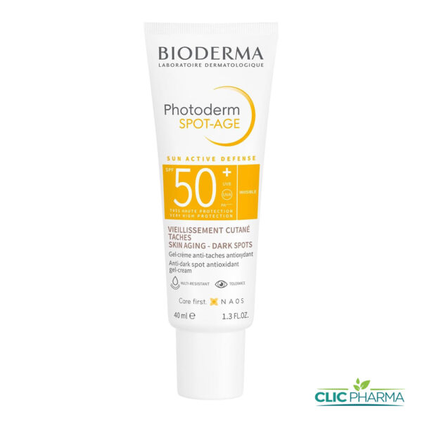 BIODERMA PHOTODERM SPOT-AGE GEL-CREME SOLAIRE INVISIBLE ANTI-TACHES SPF50+ 40ML