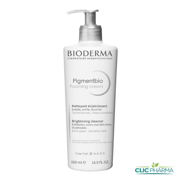 BIODERMA PIGMENTBIO CREME MOUSSANTE ECLAIRCISSANTE EXFOLIANTE 500ML