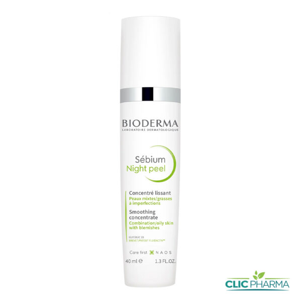 BIODERMA SEBIUM NIGHT PEEL CONCENTRE LISSANT  40ML