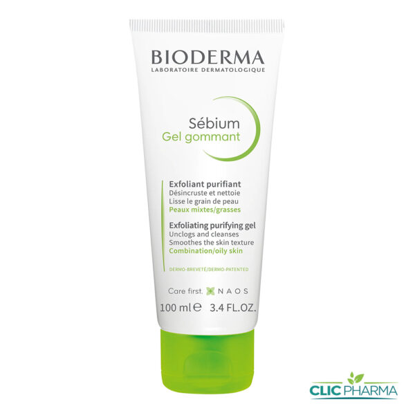 BIODERMA SEBIUM GEL GOMMANT EXFOLIANT PURIFIANT 100ML