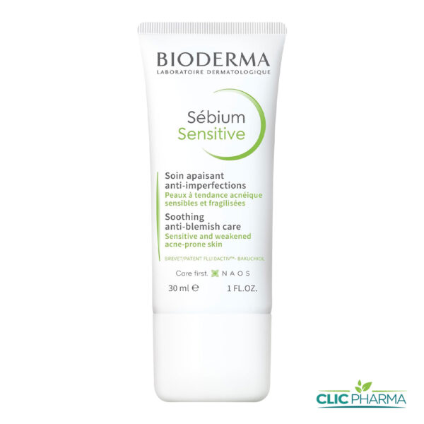 BIODERMA SEBIUM SENSITIVE SOIN APAISANT ANTI-IMPERFECTION 30ML