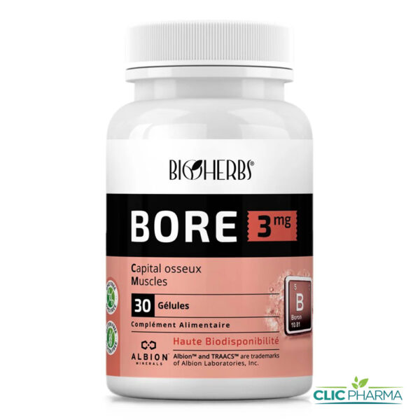 BIOHERBS BORE 3mg (30 GELULES)