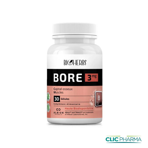 BIOHERBS BORE 3MG GELULES B30 500