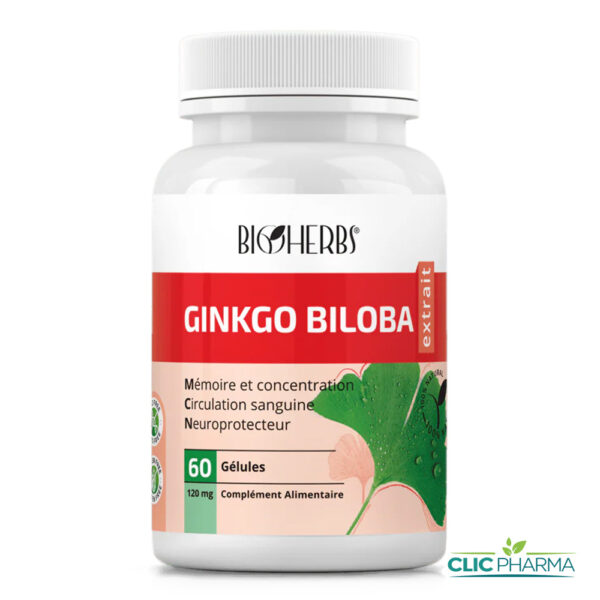 BIOHERBS GINKGO BILOBA (60 GELULES)