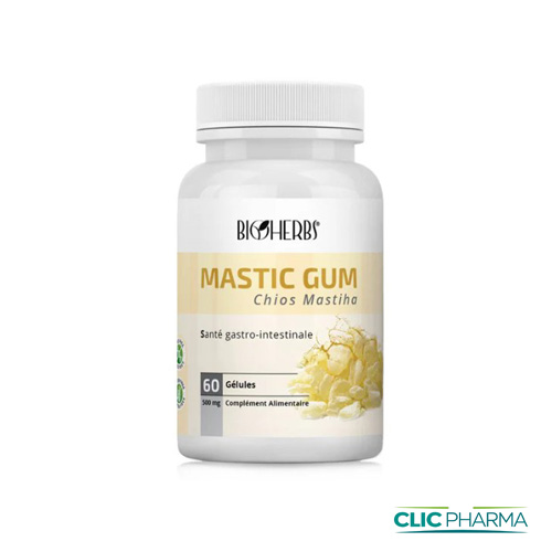 BIOHERBS MASTIC GUM 60 GELULES 500