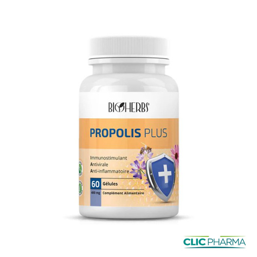BIOHERBS PROPOLIS PLUS GELULES B60 500