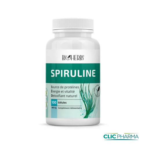 BIOHERBS SPIRULINE GELULES B100 500