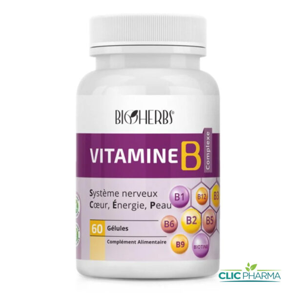 BIOHERBS VITAMINE B COMPLEXE (60 GELULES)