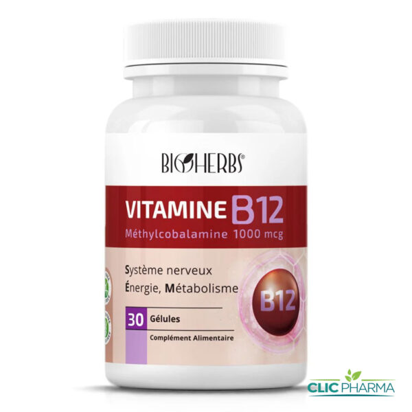 BIOHERBS VITAMINE B12 (30 GELULES)