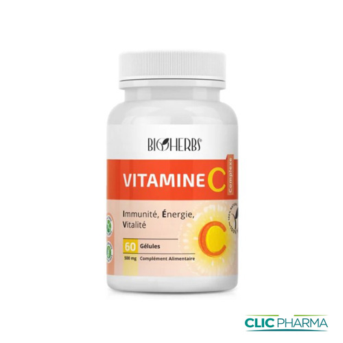 BIOHERBS VITAMINE C COMPLEXE 60 GELULES 500