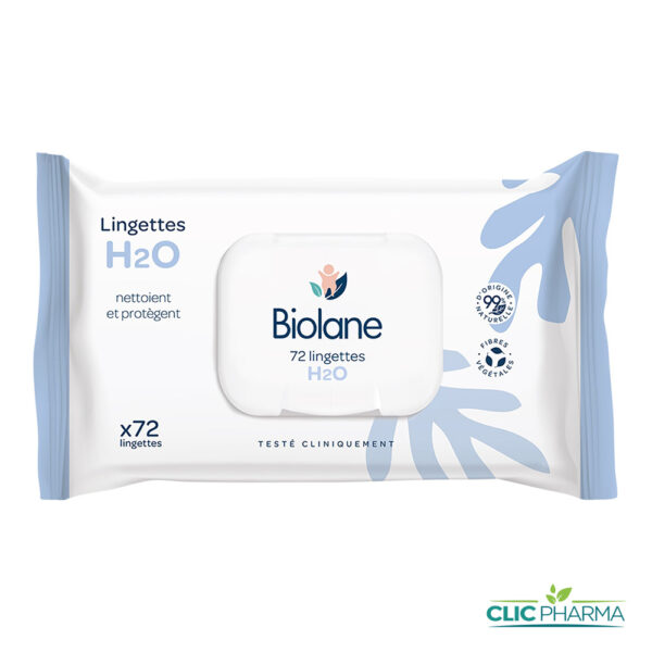BIOLANE LINGETTE BEBE H2O (72 PIECES)