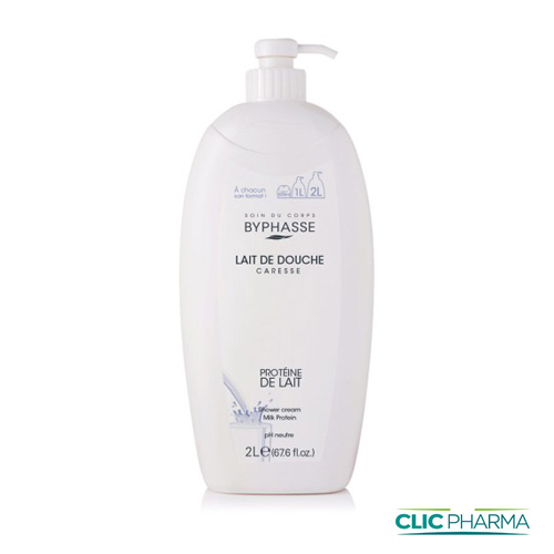 BYPHASSE CARESSE LAIT DE DOUCHE PROTEINE DE LAIT 2L 500