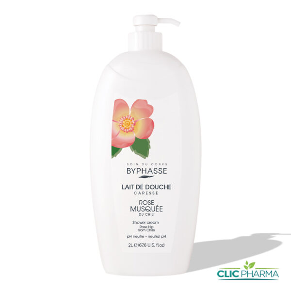 BYPHASSE CARESSE LAIT DE DOUCHE ROSE MUSQUEE 2L
