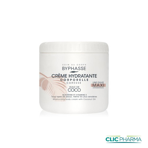 BYPHASSE CREME HYDRATANTE CORPS HUILE DE COCO 500ML 500