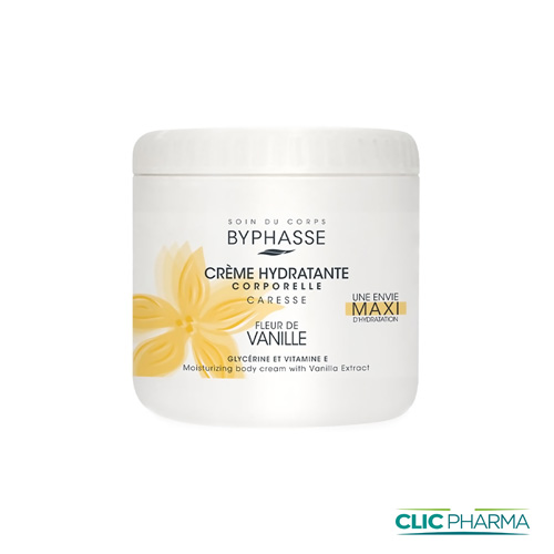 BYPHASSE CREME HYDRATANTE CORPS VANILLE 500ML 500