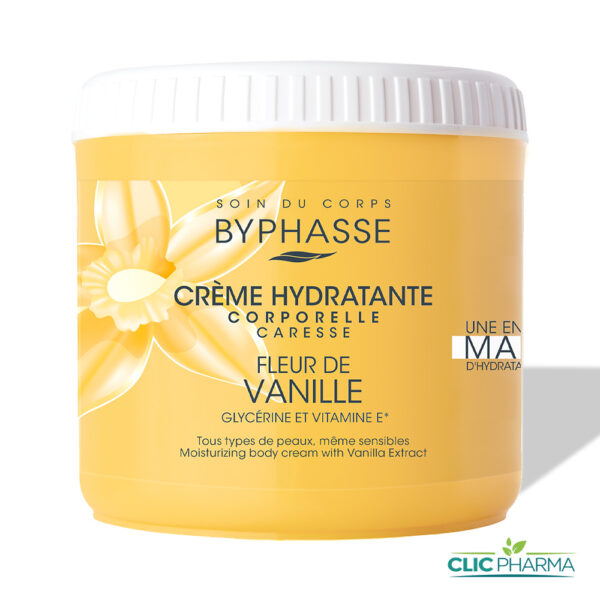 BYPHASSE CREME HYDRATANTE CORPS A LA VANILLE 500ML