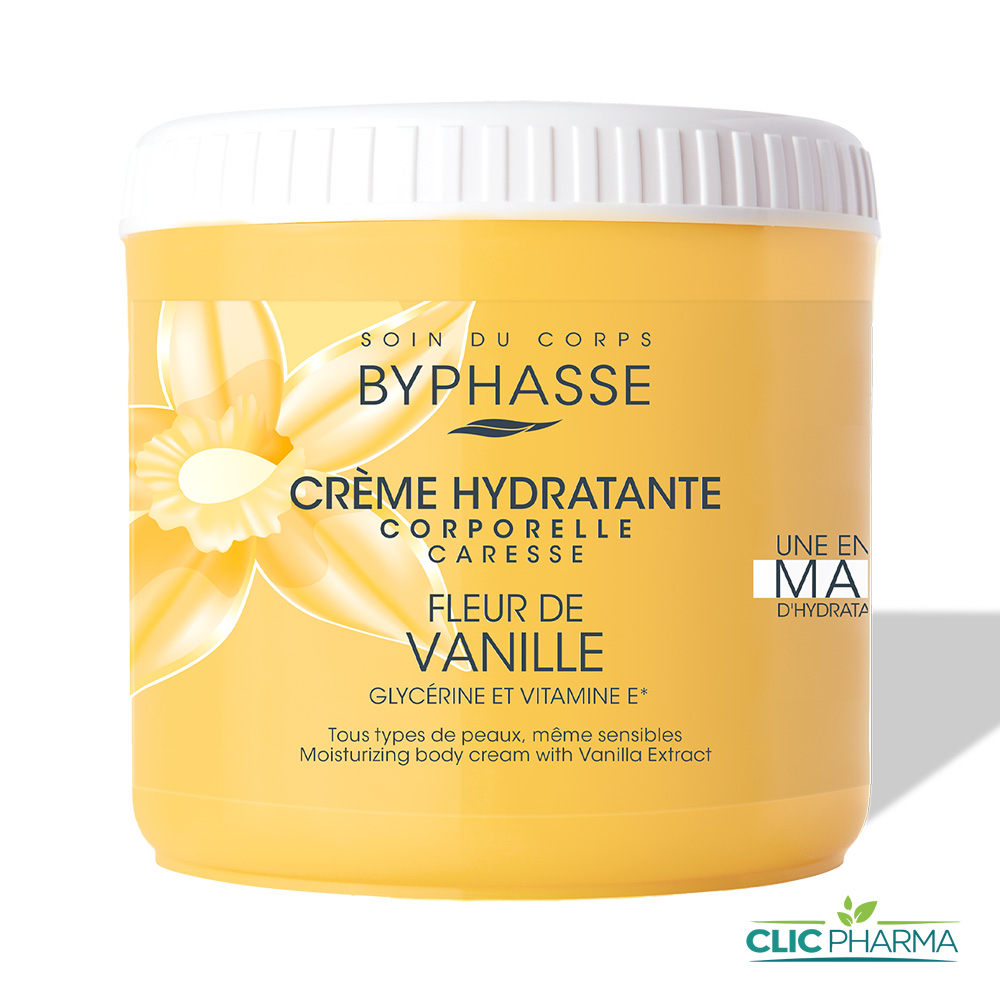 BYPHASSE CREME HYDRATANTE CORPS VANILLE 500ML
