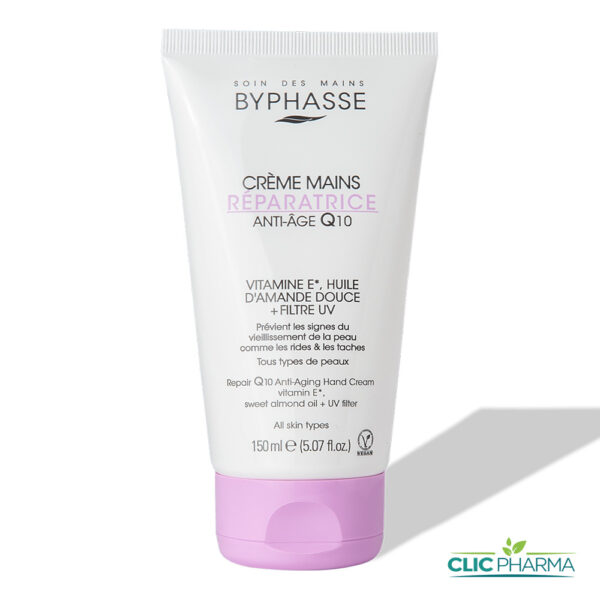 BYPHASSE CREME MAINS REPARATRICE ANTI-AGE Q10 150ML