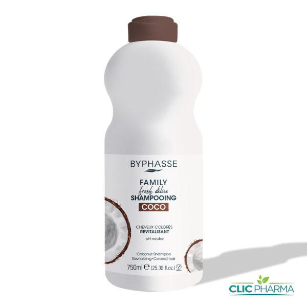 BYPHASSE FAMILY SHAMPOOING COCO CHEVEUX COLORES 750ML