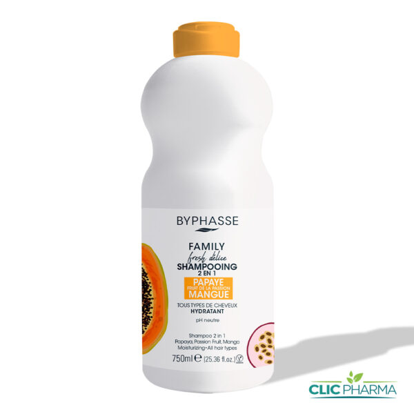 BYPHASSE FAMILY SHAMPOOING PAPAYE MANGUE 750ML