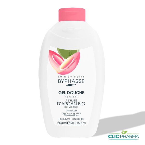 BYPHASSE GEL DOUCHE A L'HUILE D'ARGAN BIO 600ML