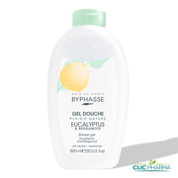 BYPHASSE GEL DOUCHE A L'EUCALYPTUS ET BERGAMOTE 600ML