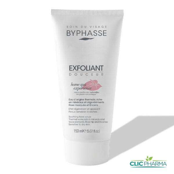 BYPHASSE HOME SPA EXPERIENCE EXFOLIANT DOUCEUR PEAUX SENSIBLES ET SECHES 150ML