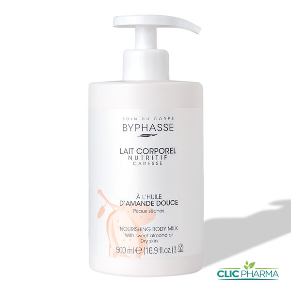 BYPHASSE LAIT CORPOREL NUTRITIF A L'HUILE AMANDE DOUCE 500ML