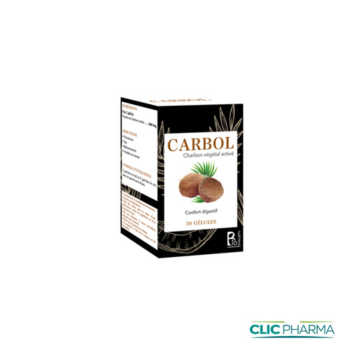 CARBOL CONFORT DIGESTIF GELULES B30 500