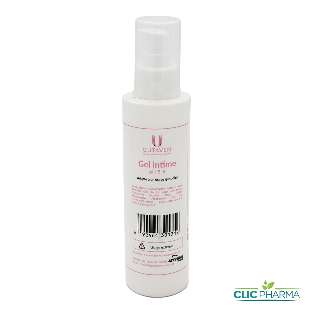 CUTAVEN GEL INTIME ULTRA DOUX PH 5.5 150ML
