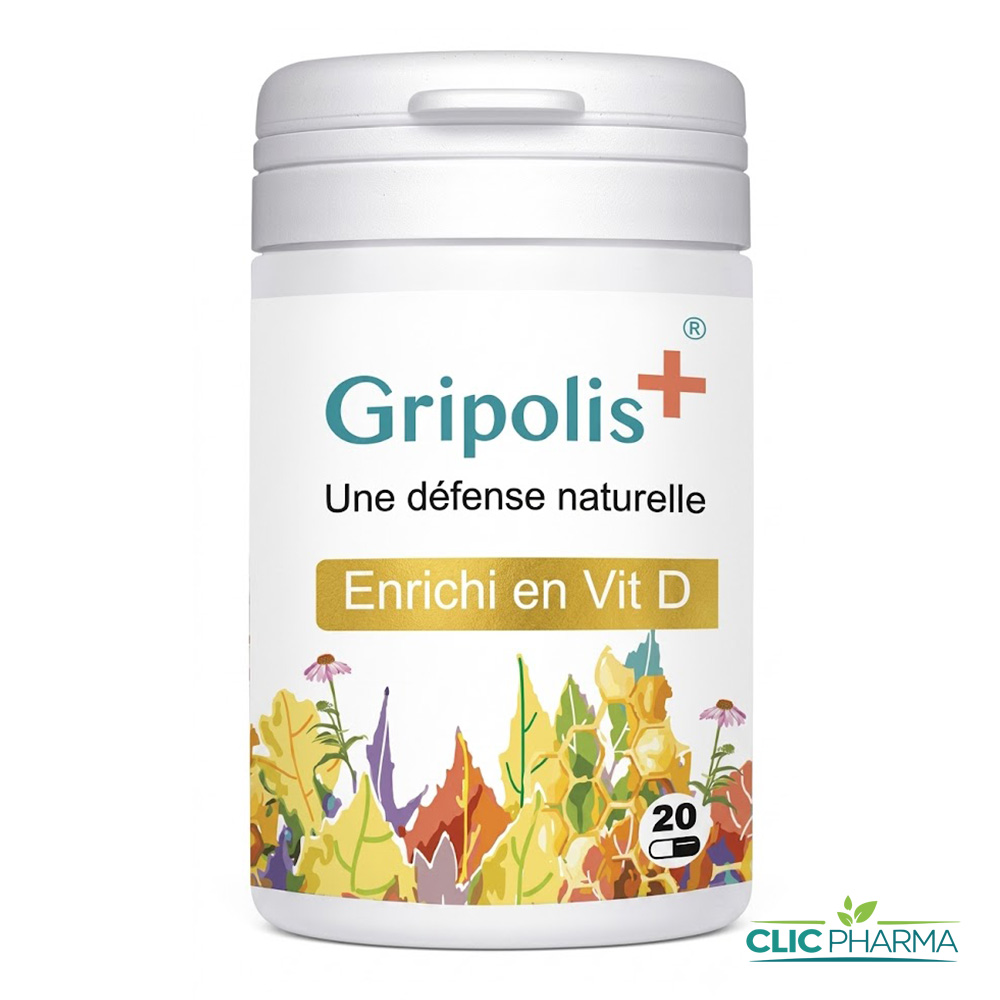 GRIPOLIS+ VITS C D + ZINC GELULES B 20