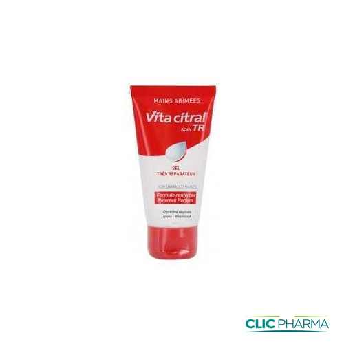 VITA CITRAL SOIN TR+ GEL REPARATEUR MAINS APAISANT 75ML 500