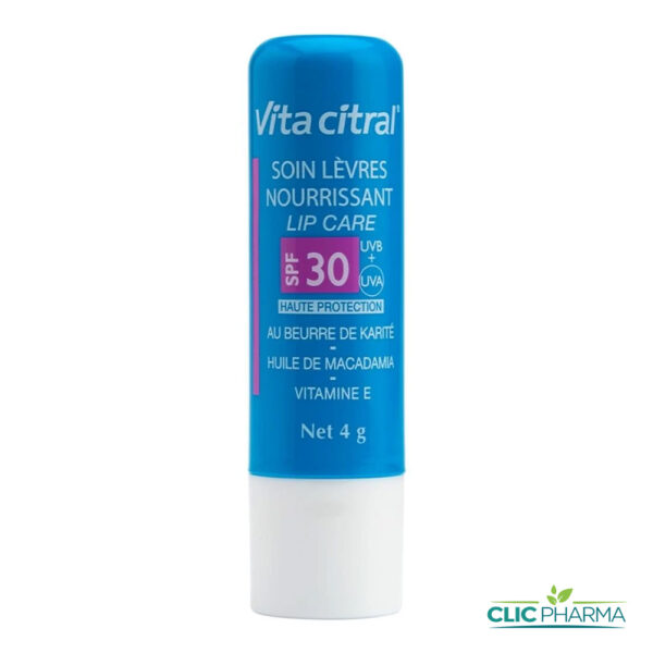 VITA CITRAL SOIN LEVRES NOURRISSANT SPF30 4GR