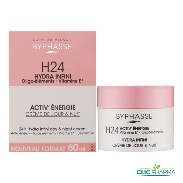 BYPHASSE CREME JOUR & NUIT HYDRA INFINI H24 60ML