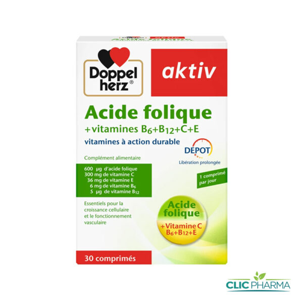 AKTIV ACIDE FOLIQUE (30 COMPRIMÉS)