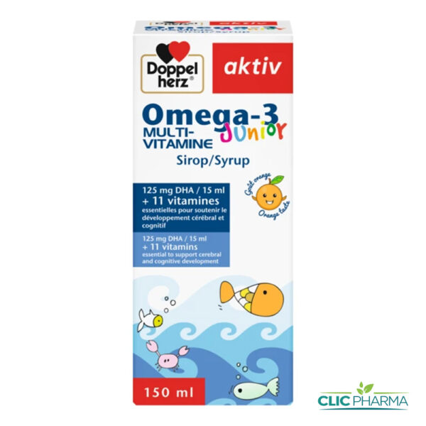 AKTIV OMEGA 3 JUNIOR MULTI-VITAMINE SIROP 150ML