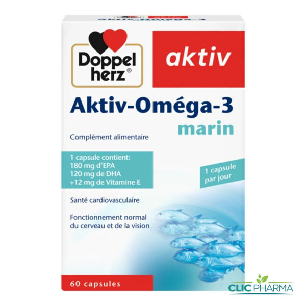 AKTIV OMEGA 3 MARIN (60 CAPSULES)