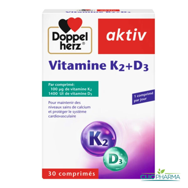 AKTIV VITAMINE K2+D3 (30 COMPRIMES)