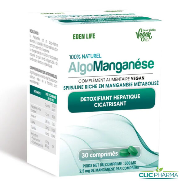 EDEN LIFE ALGOMANGANESE (30 COMPRIMES)