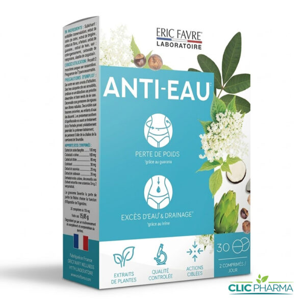 ERIC FAVRE ANTI-EAU (30 COMPRIMES)