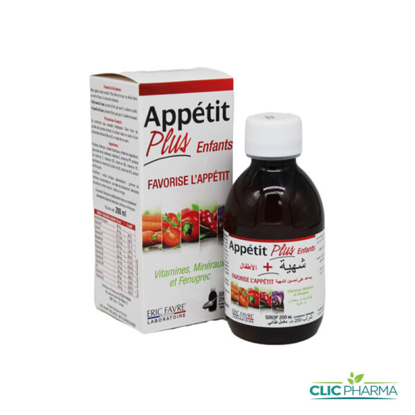 ERIC FAVRE APPETIT PLUS SIROP ENFANTS 200ML