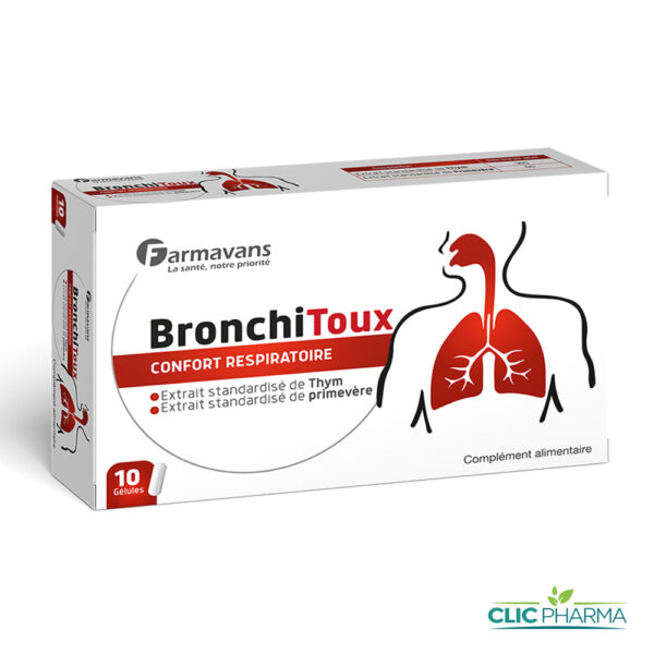 FARMAVANS BRONCHITOUX TOUX GRASSE (10 GELULES)