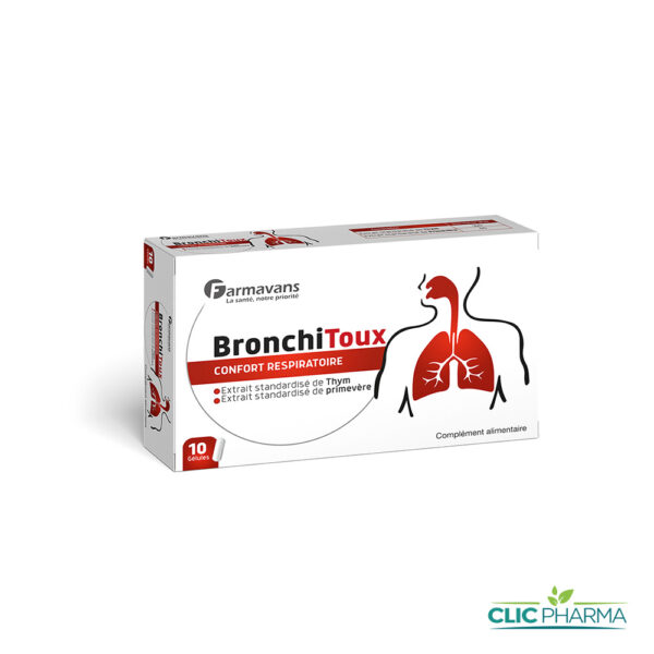 FARMAVANS BRONCHITOUX TOUX GRASSE (10 GÉLULES)