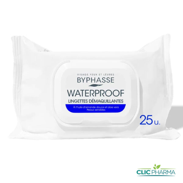 BYPHASSE LINGETTES DEMAQUILLANTES WATERPROOF (25 LINGETTES)