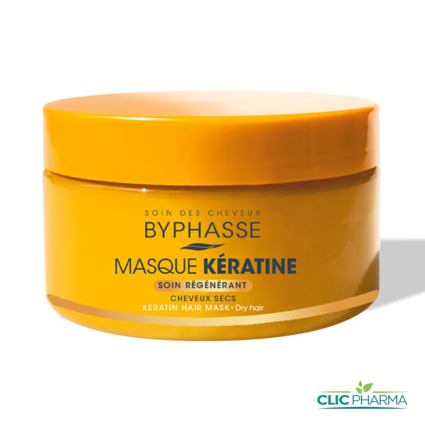 BYPHASSE MASQUE CAPILAIRE A LA KERATIN LIQUIDE CHEVEUX SECS 250ML